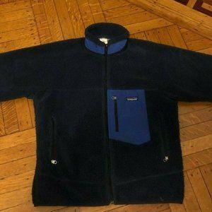 Men's Patagonia Retro-X Fleece, Sz. M, Dark Blue